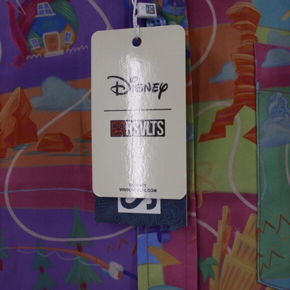 NWT RSVLTS Shirt Mens XS Disney Goofy Movie The Open Road KUNUFLEX Short Sleeve - Picture 4 of 16